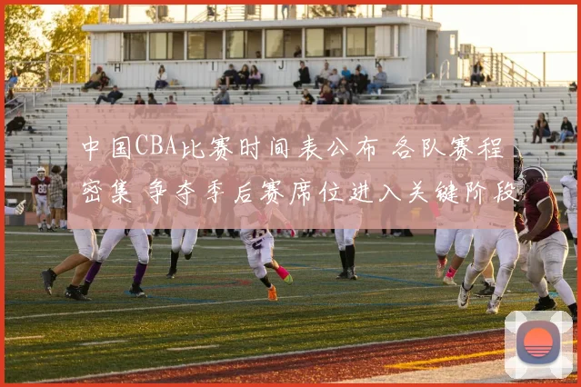 中国CBA比赛时间表公布 各队赛程密集 争夺季后赛席位进入关键阶段